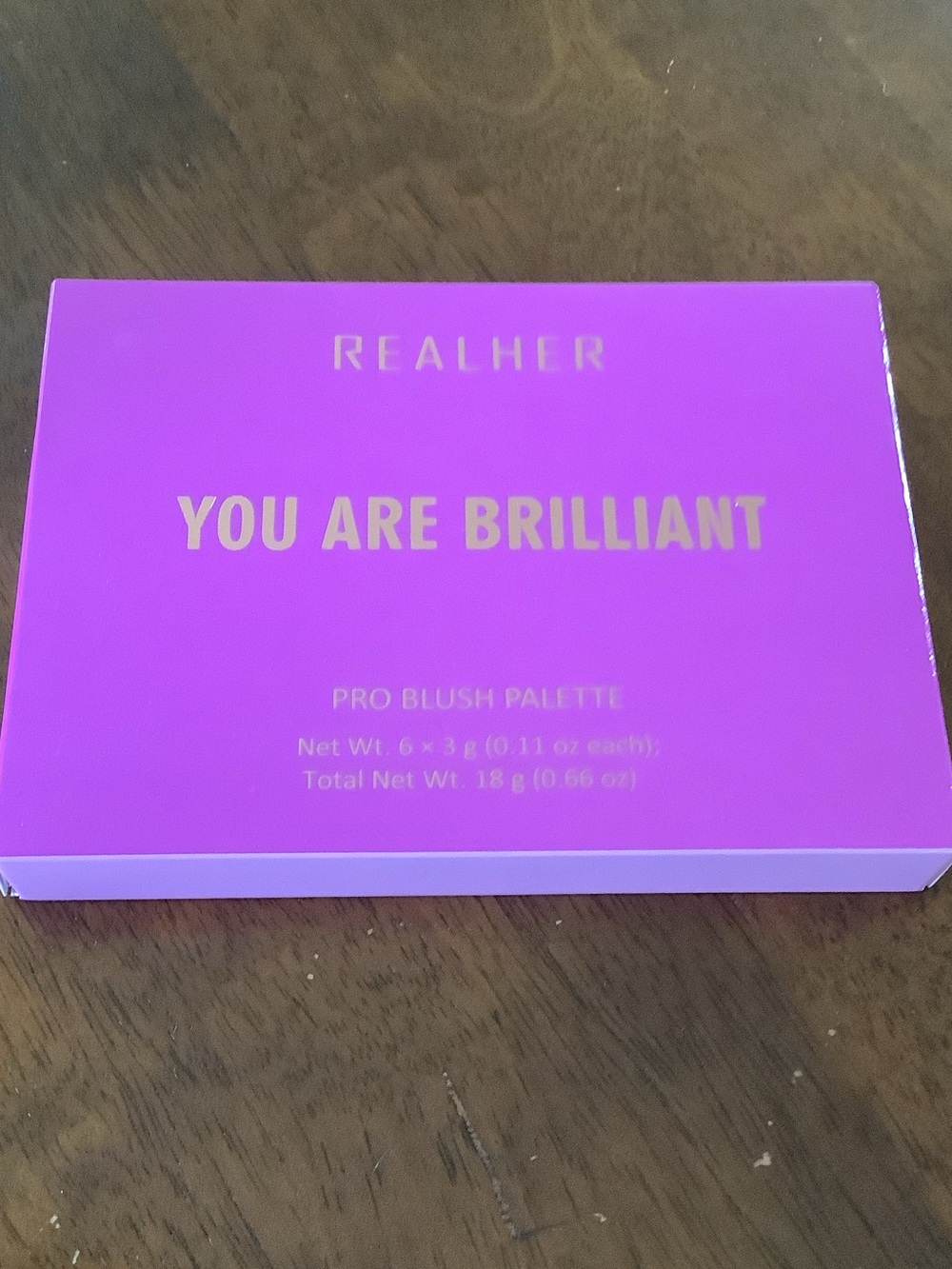REALHER You Are Brilliant Pro Blush Palette - Bright Purple